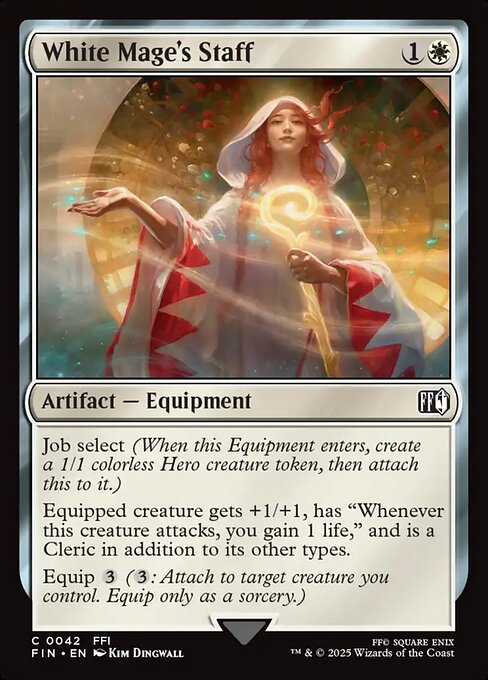 White Mage's Staff - Foil