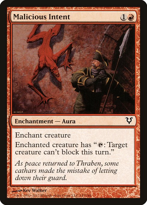 Malicious Intent - Foil