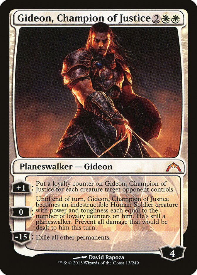 Gideon, Champion of Justice - Foil