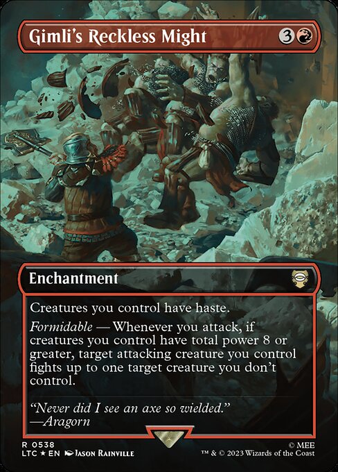 Gimli's Reckless Might - Surge Foil