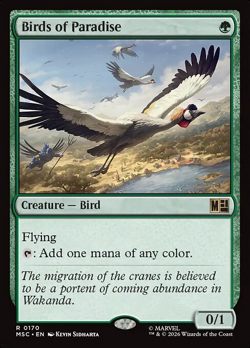 Birds of Paradise - Surge Foil