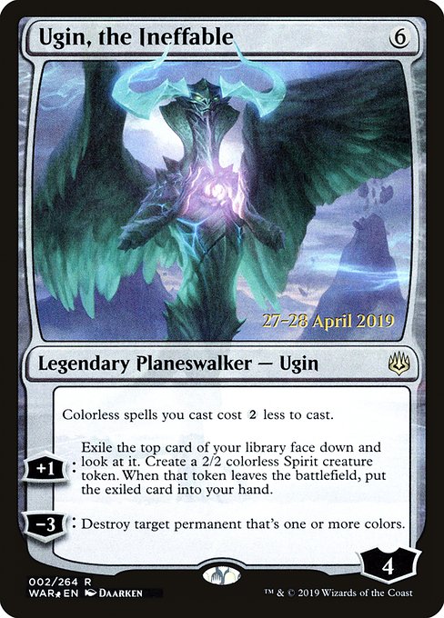 Ugin, the Ineffable - Foil - Prerelease Promo
