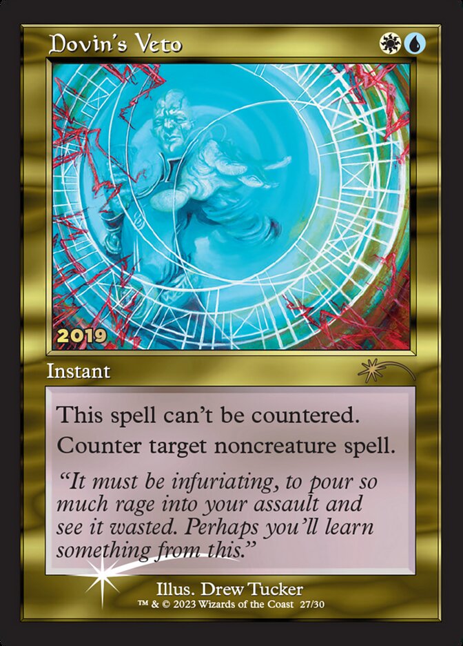 Dovin's Veto - Foil - 30th Anniversary Promo