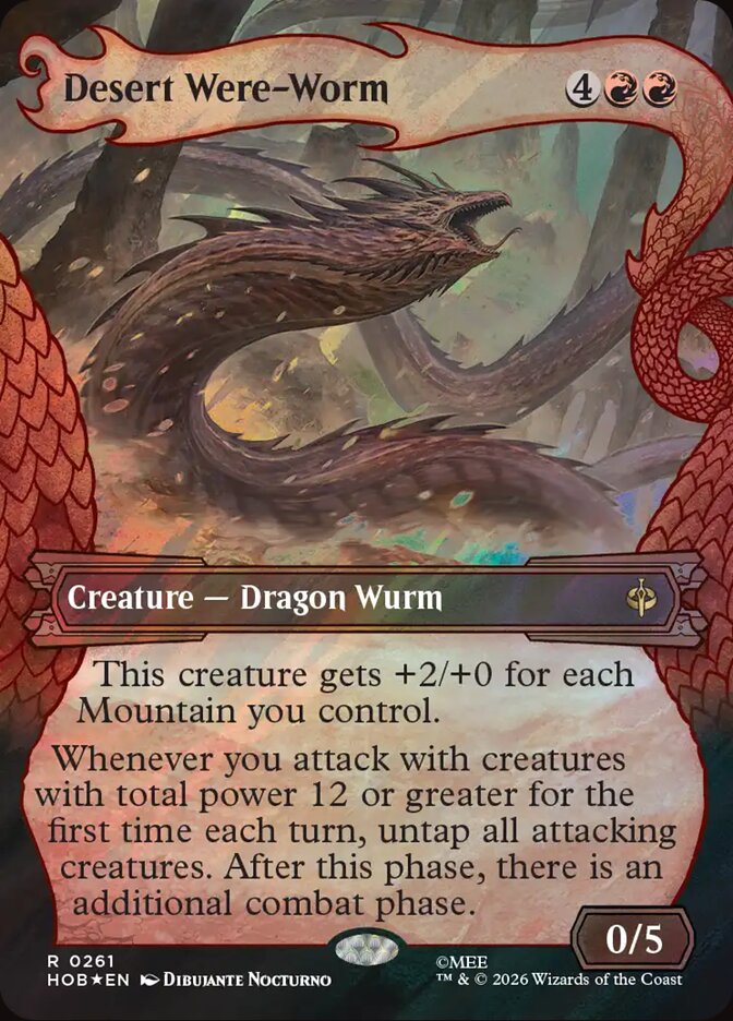 Desert Were-Worm - Surge Foil