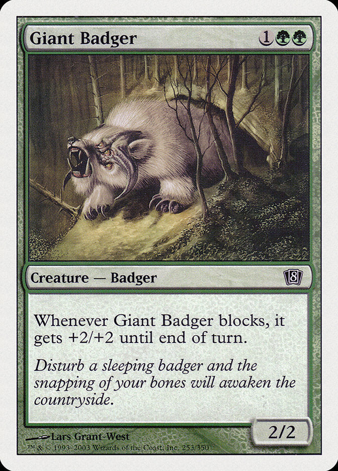 Giant Badger - Foil