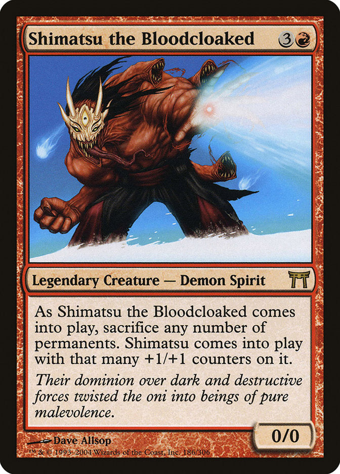 Shimatsu the Bloodcloaked - Foil