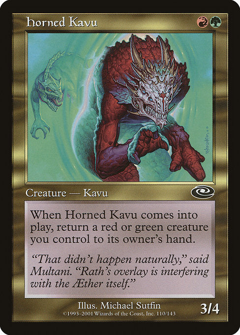 Horned Kavu - Foil