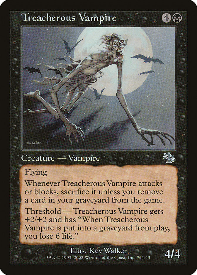 Treacherous Vampire - Foil