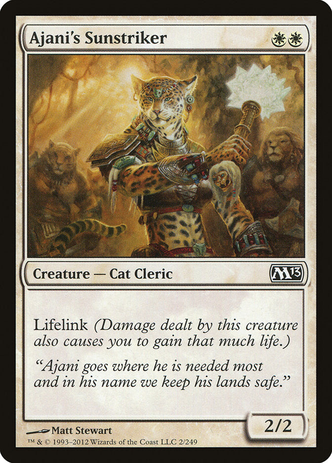 Ajani's Sunstriker - Foil