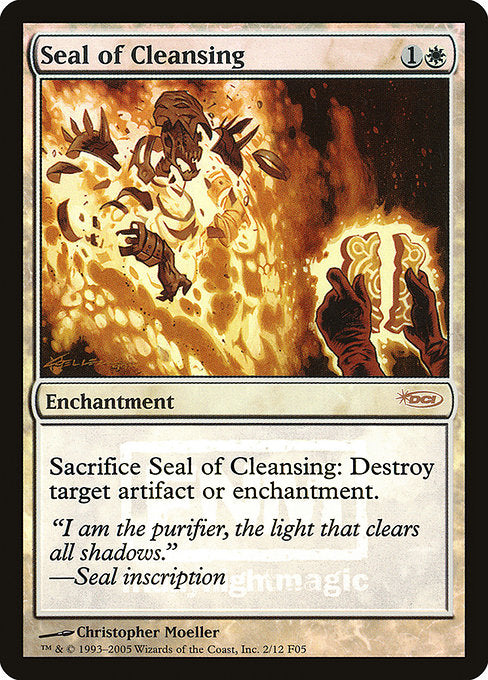 Seal of Cleansing - Foil - FNM Promo