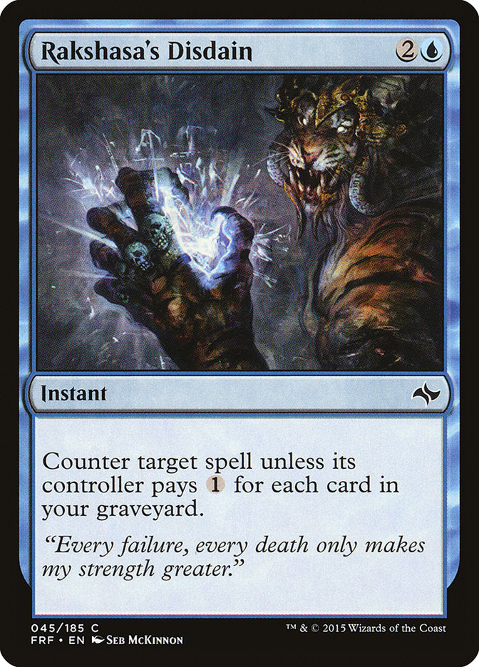 Rakshasa's Disdain - Foil