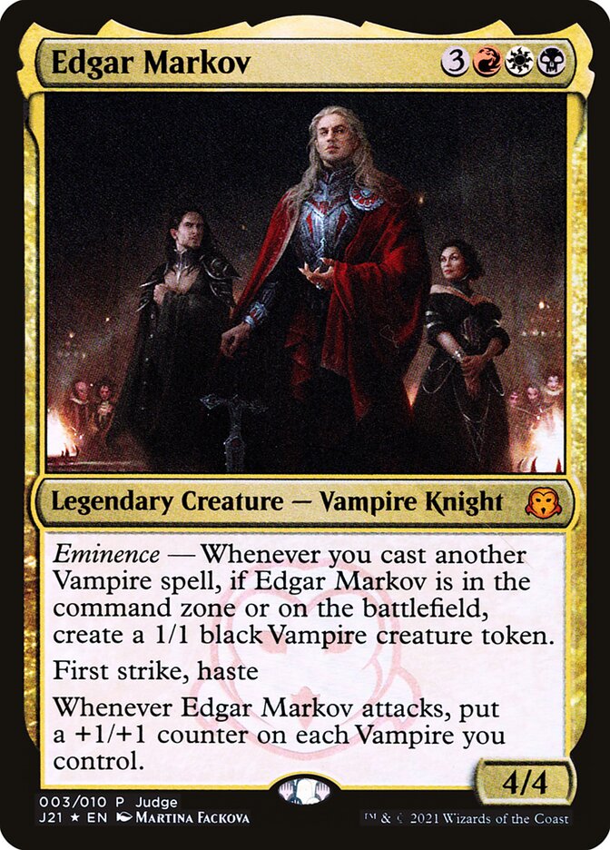 Edgar Markov - Foil - Judge Promo