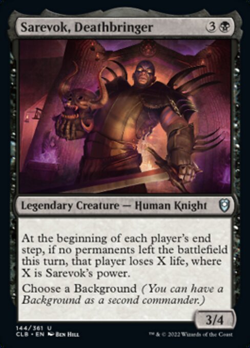 Sarevok, Deathbringer - Foil