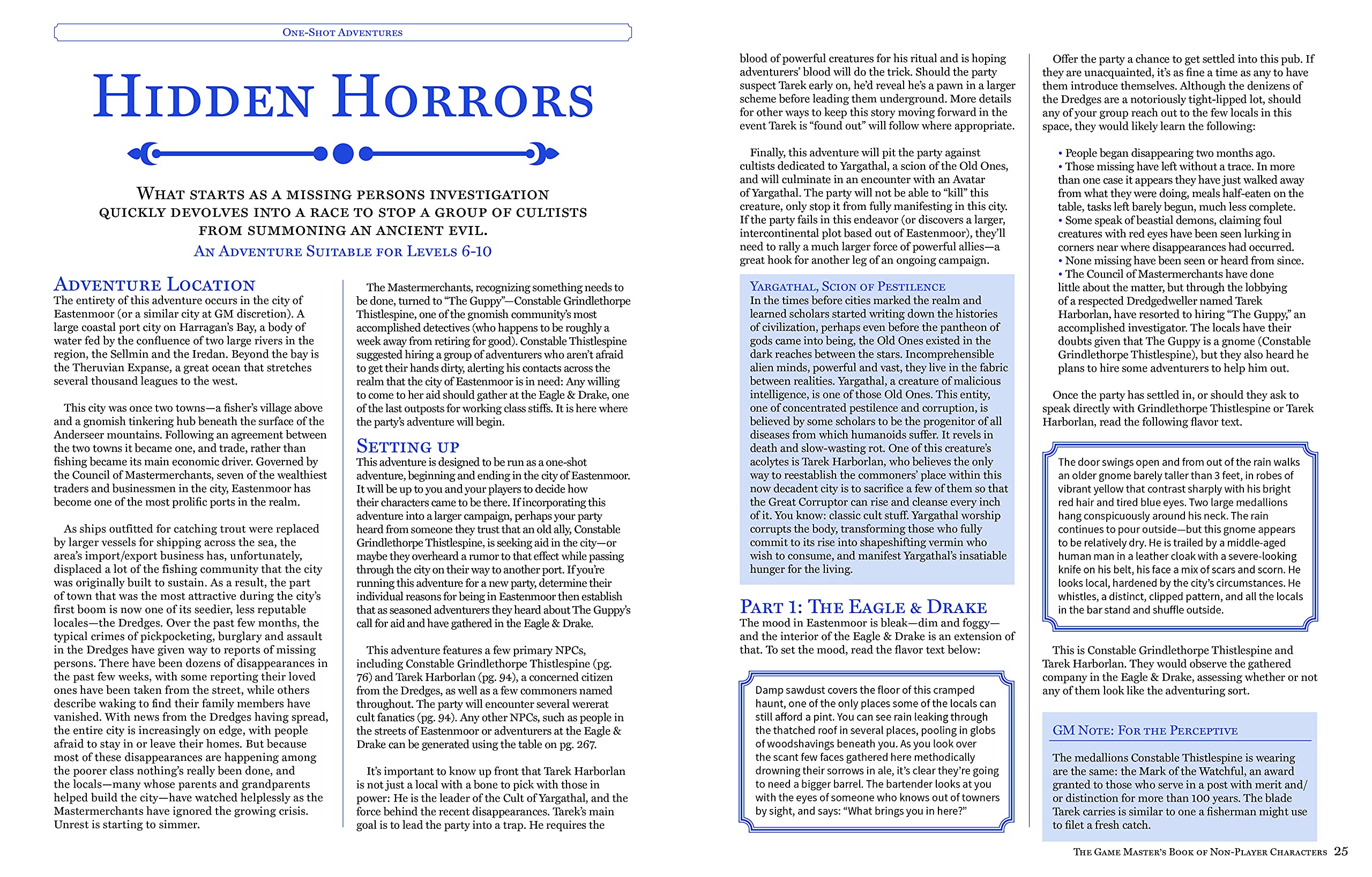 The Game Master's Book of Non-Player Characters