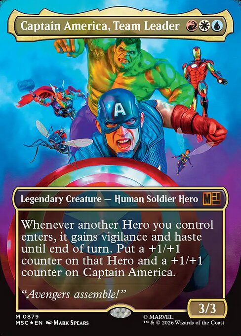 Captain America, Team Leader - Surge Foil