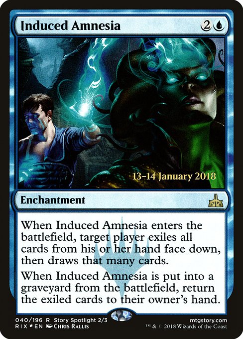 Induced Amnesia - Foil - Prerelease Promo