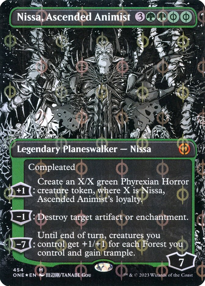 Nissa, Ascended Animist - Step-And-Compleat Foil