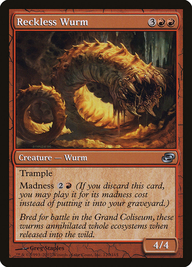 Reckless Wurm - Foil