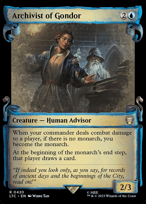 Archivist of Gondor - Silver Foil