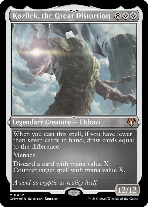 Kozilek, the Great Distortion - Foil-Etched