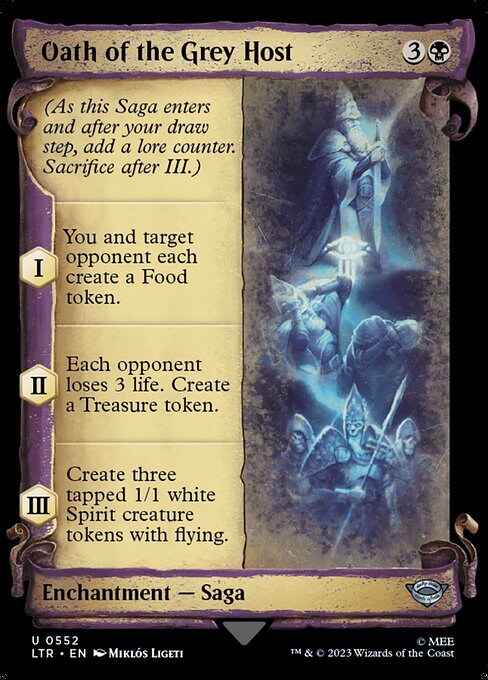 Oath of the Grey Host - Silver Foil