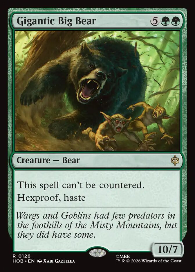 Gigantic Big Bear - Foil