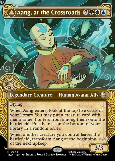 Aang, at the Crossroads - Foil
