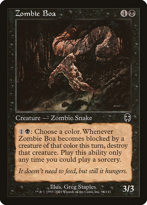 Zombie Boa - Foil