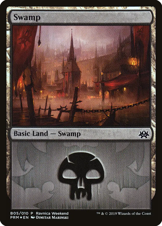 Swamp (B05) - Foil - Ravnica Weekend Promo