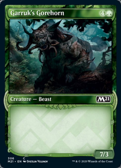 Garruk's Gorehorn - Foil