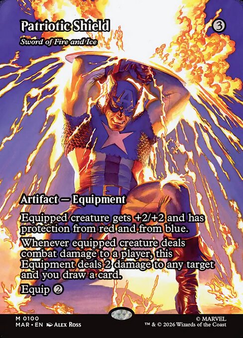 Sword of Fire and Ice (Patriotic Shield) - Foil