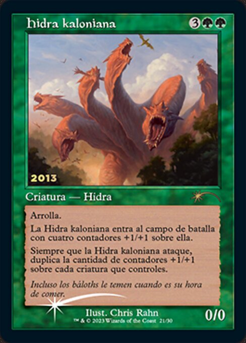 Kalonian Hydra - Foil - 30th Anniversary Foil (Spanish)