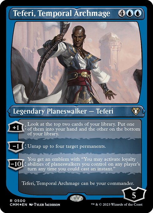 Teferi, Temporal Archmage - Foil-Etched