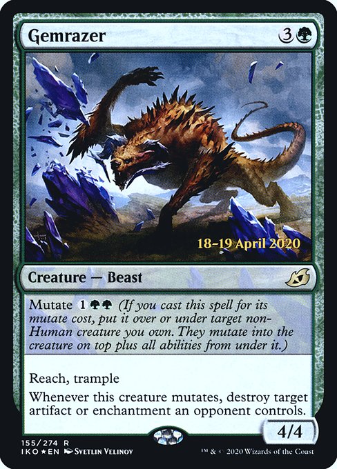 Gemrazer - Foil - Prerelease Promo