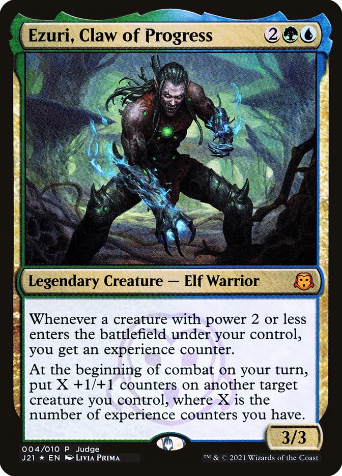 Ezuri, Claw of Progress - Foil - Judge Promo