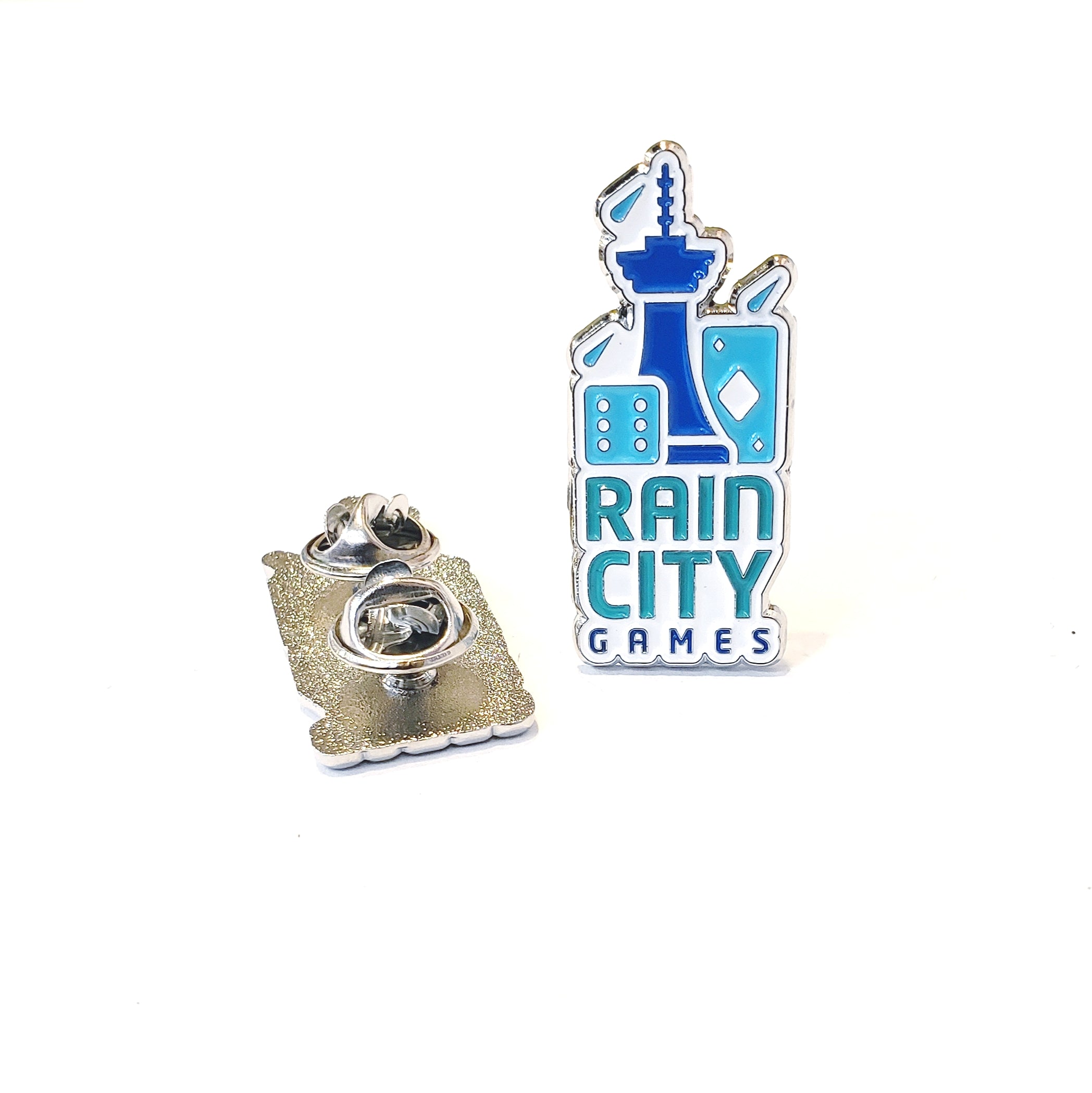 1.5" Enamel Pin - Rain City Games