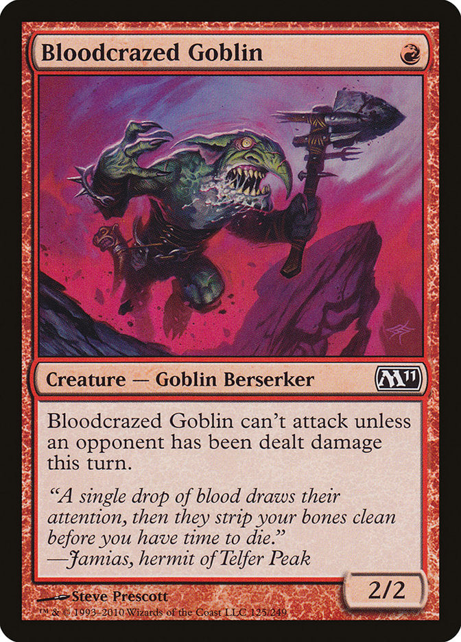 Bloodcrazed Goblin - Foil