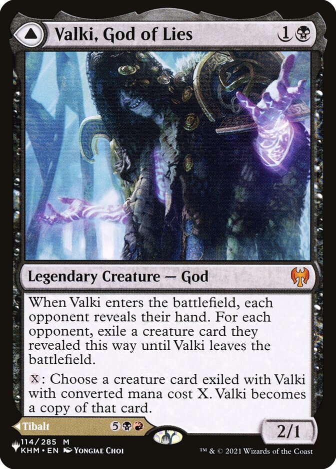 Valki, God of Lies  // Tibalt, Cosmic Imposter