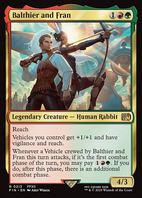 Balthier and Fran - Foil