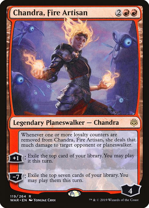 Chandra, Fire Artisan (Japanese Alternate Art) - Foil