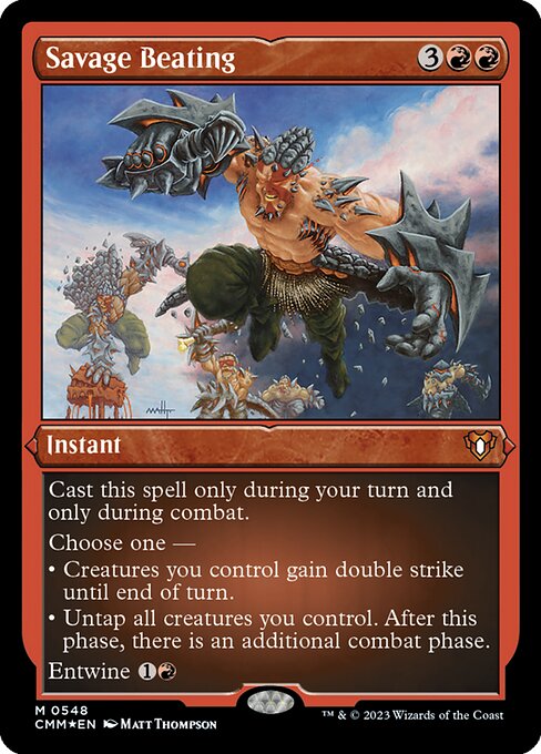 Savage Beating - Foil-Etched