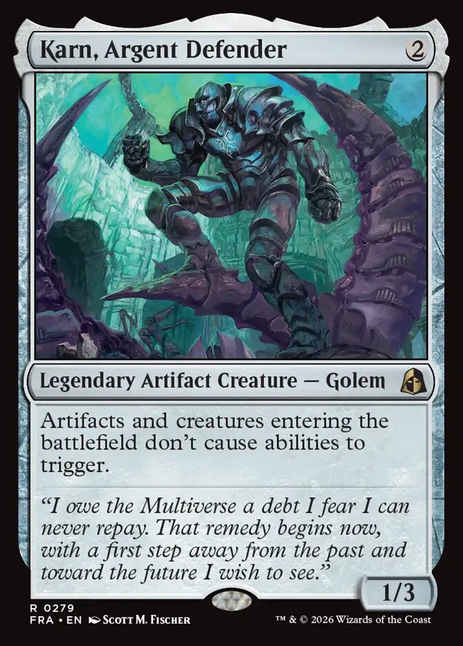 Karn, Argent Defender - Foil