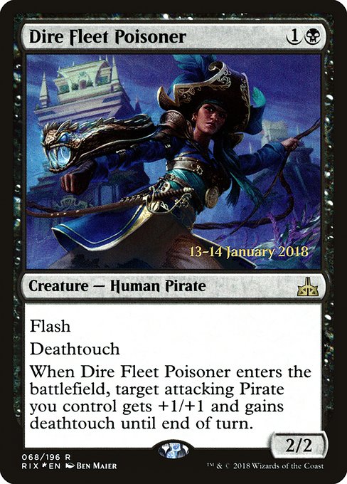 Dire Fleet Poisoner - Foil - Prerelease Promo