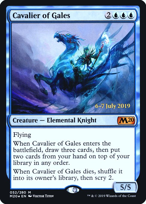 Cavalier of Gales - Foil - Prerelease Promo