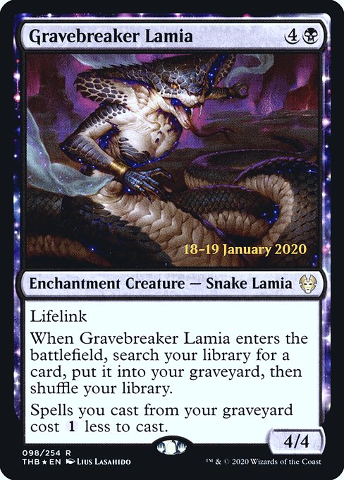 Gravebreaker Lamia - Foil - Prerelease Promo