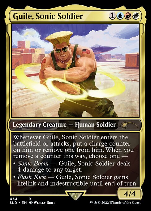 Guile Sonic Soldier - Foil
