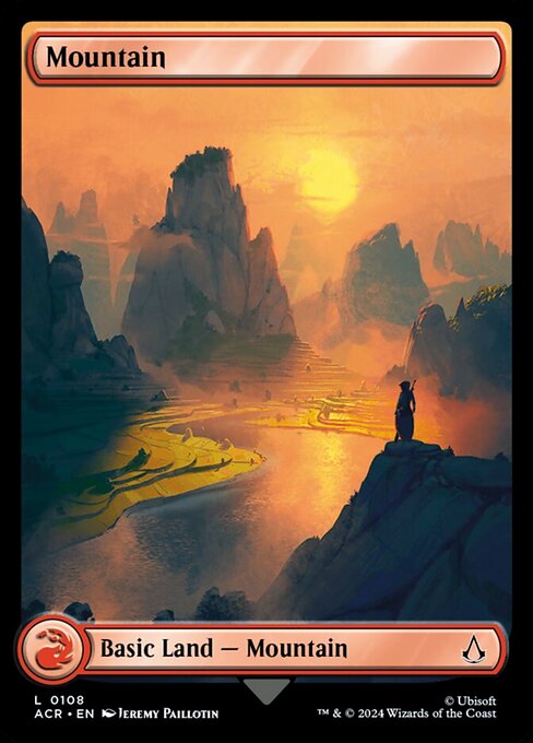 Mountain (108) - Full Art - Foil