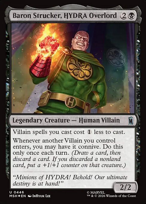Baron Strucker, HYDRA Overlord - Surge Foil