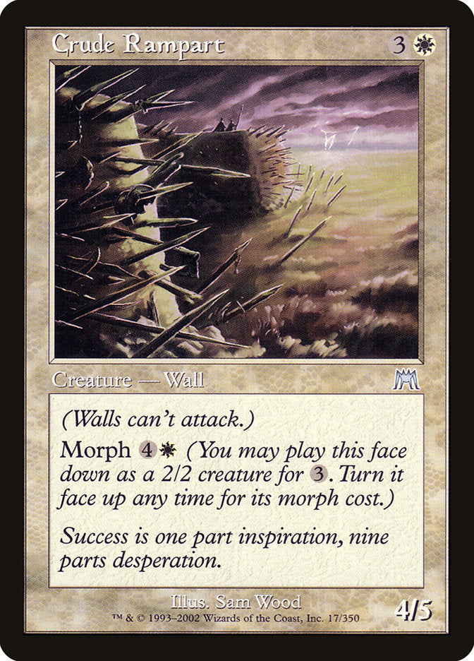 Crude Rampart - Foil