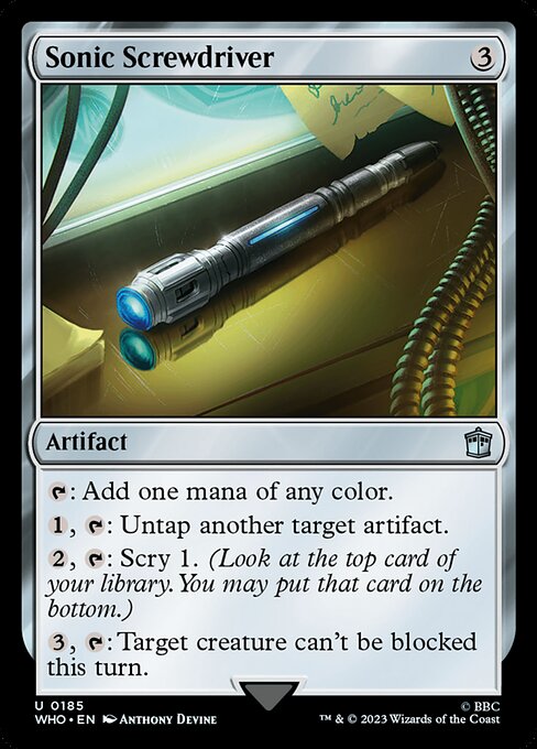 Sonic Screwdriver - Foil